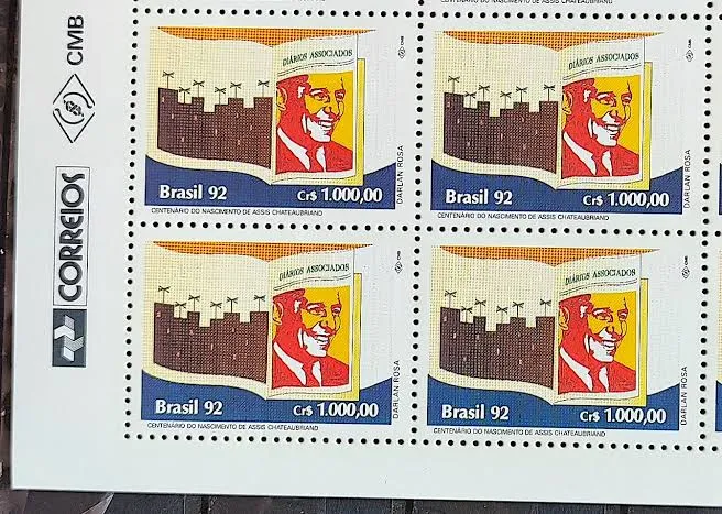 Arte selo comemorativo de 1992