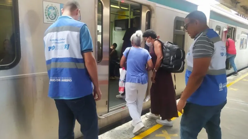 Nesta quarta-feira (30), o Procon-RJ multou a Supervia durante uma ação da operação Estação Segura