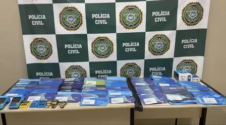 Prejuízo evitado com apreensão de cartões desviados foi de 500 mil reais, estima Polícia