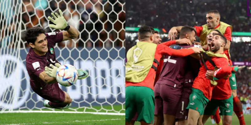 Após empate durante partida, seleção marroquina conquistou a vitória durante a cobrança dos pênaltis