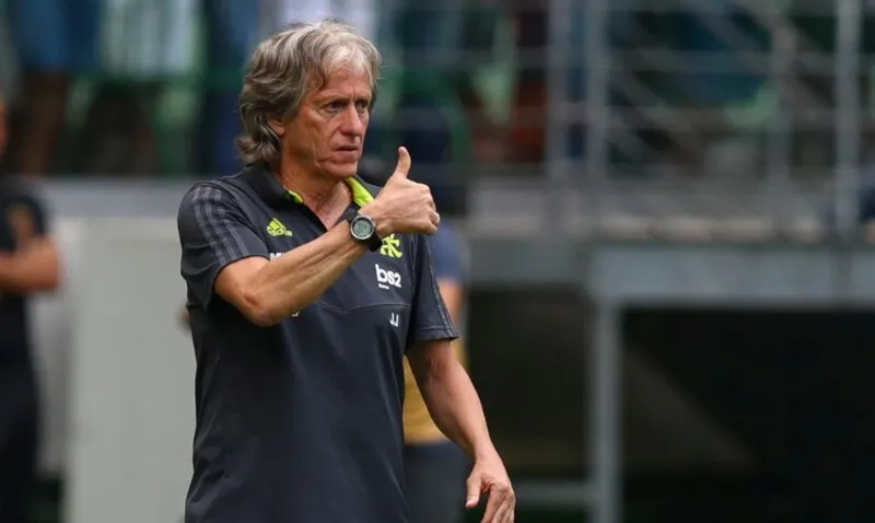 Jorge Jesus durante passagem pelo Flamengo