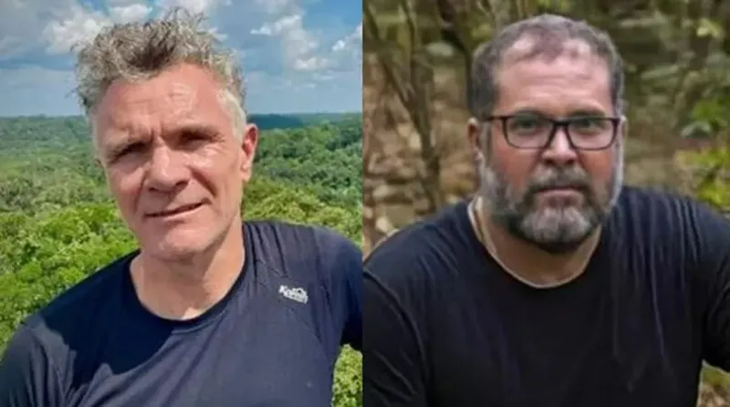 Indigenista Bruno Pereira e do jornalista Dom Phillips