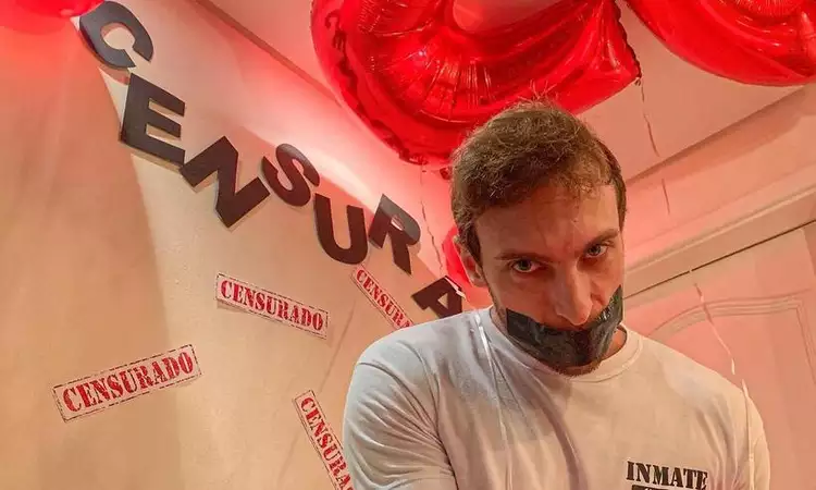Léo Lins usou as redes sociais para insinuar que está sendo censurado