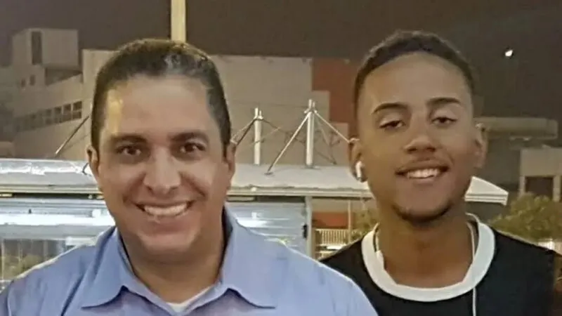 Lucas era filho do ex-vocalista do "Os Morenos", popular grupo de pagode dos anos 1990