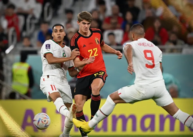 Marrocos derrotou a Bélgica com dois gols a zero