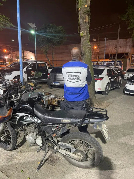 A moto foi recuperada e devolvida ao dono