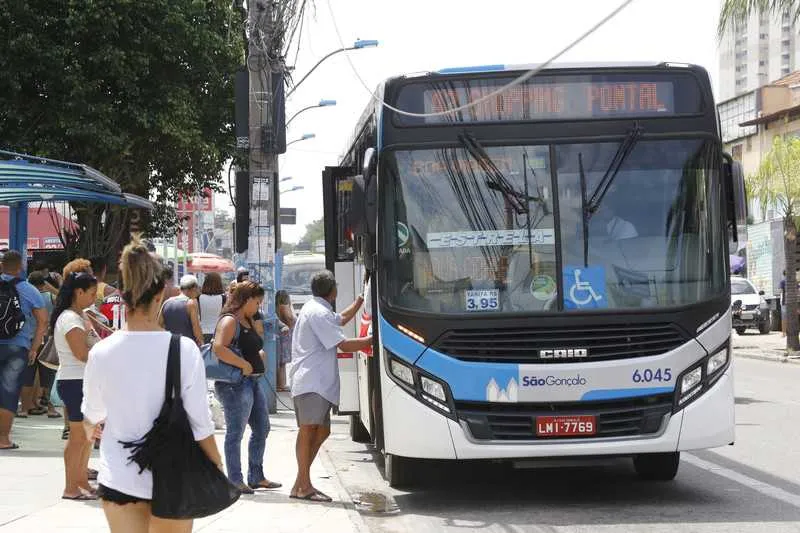 Ônibus em são Gonçalo terão frota reduzida