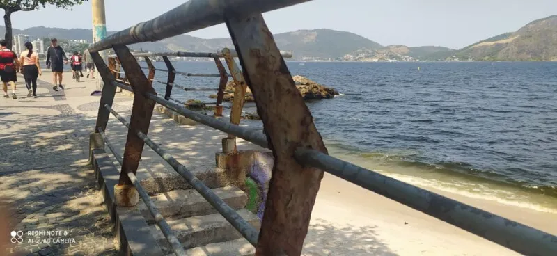 Obras do guarda corpo de Icaraí começam nesta semana