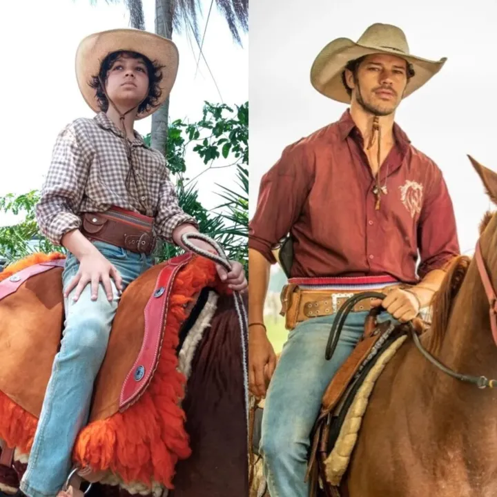 O ator viveu Tadeu na infância, na primeira fase da novela 'Pantanal'