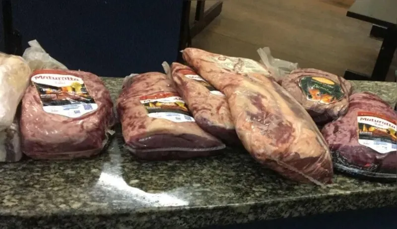 Com o grupo a polícia recuperou oito peças de picanha