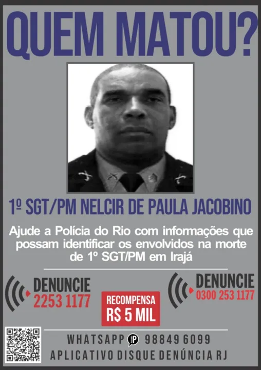 Ele foi morto após a equipe ser atacada por criminosos depois pedido de parada