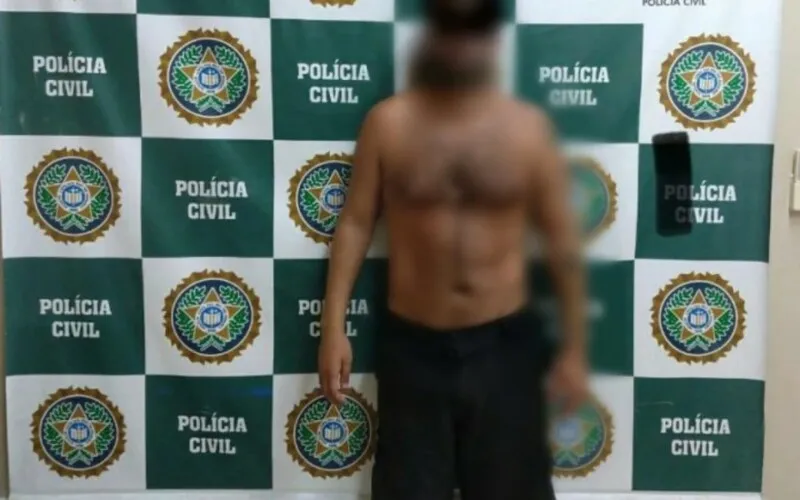 O agressor foi preso após uma ação conjunta das polícias Civil e Militar