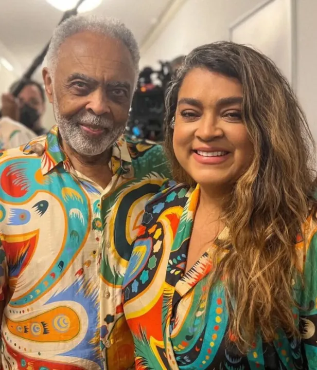 Gilberto Gil escreveu hoje no Instagram uma mensagem de apoio à sua filha