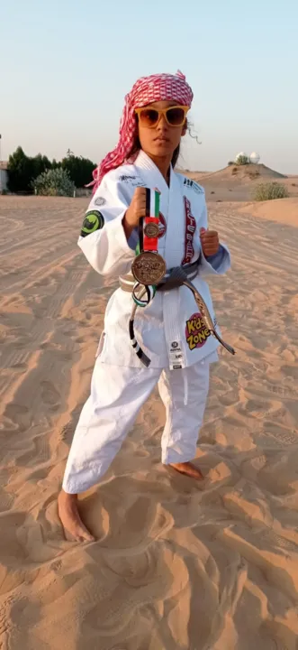 Rafaella Maiato se tornou vice campeã mundial na sua categoria, em Abu Dhabi