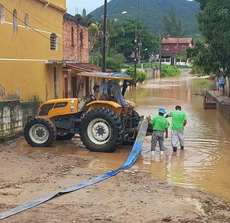 Defesa Civil de São Pedro da Aldeia informa que o volume de chuva dos últimos dias não era esperado