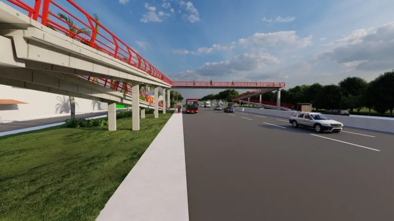 Outras duas passarelas serão construídas na rodovia, na altura de São José do Imbassaí e do loteamento Manu Manuela.