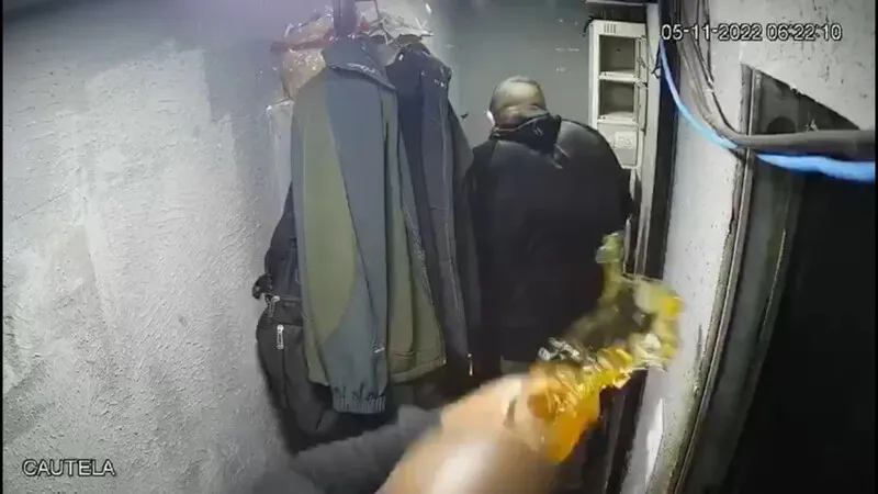 Disparo foi registrado por câmeras de segurança da casa de show