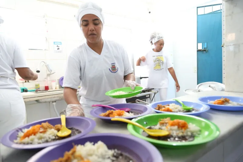 Com o cardápio unificado, toda a rede consome os mesmos alimentos