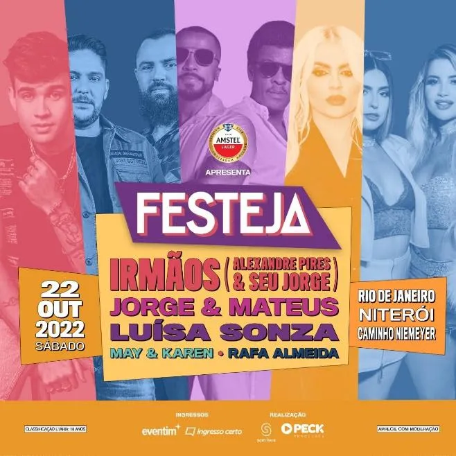 Festeja em Niterói será realizado em 22 de outubro