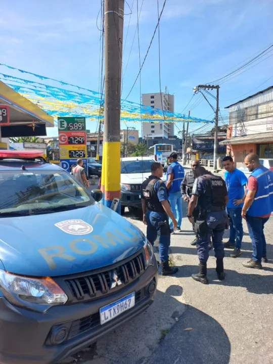 Operação contou com agentes da Guarda Municipal