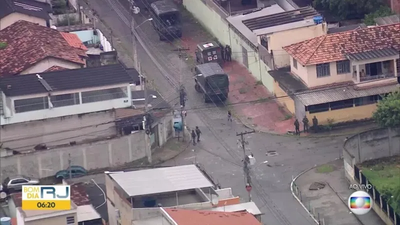 Operação na comunidade de Vila Vintém