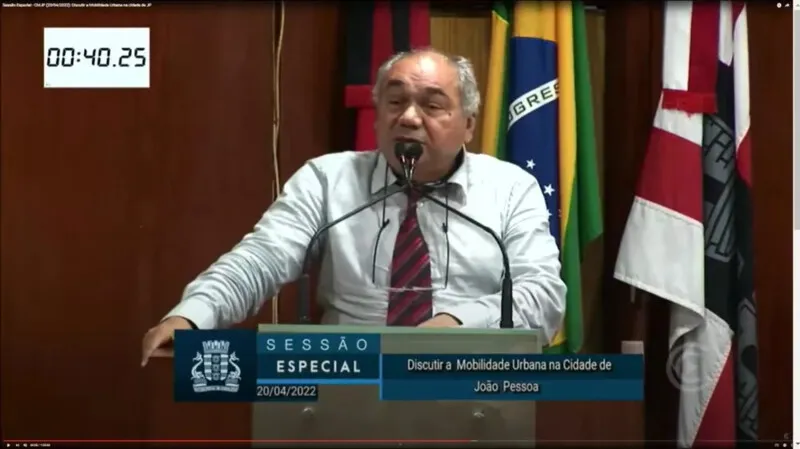 Imagem ilustrativa da imagem Advogado morre após discursar na Câmara de João Pessoa
