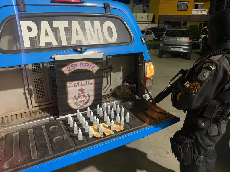 Dupla carregava trinta unidades de loló