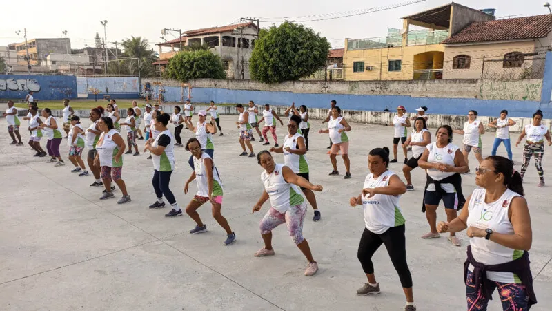 O São Gonçalo em Movimento oferece Zumba no núcleo que fica na Estrada do Pacheco, nº 400, no bairro da Lagoinha
