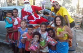 Comunidade da Linha recebe visita do Papai Noel neste sábado (17)