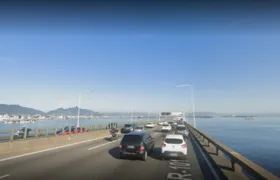 Acidente congestiona trânsito na Ponte Rio-Niterói