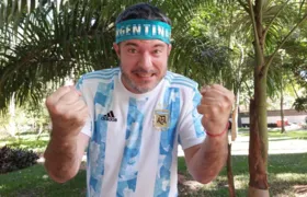 'Niteroiense de SG' apaixonado pela Argentina compartilha sua torcida para final da Copa