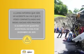 Vídeo de acidente na Linha Amarela que circula nas redes é antigo