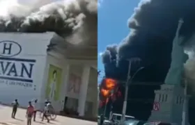 Incêndio de grandes proporções atinge loja da Havan