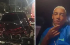 MC Poze do Rodo mostra carro de luxo destruído após acidente