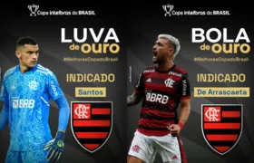 Santos e Arrascaeta são indicados ao Troféu Melhores da Copa do Brasil
