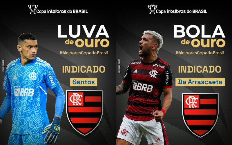 Santos, do Flamengo, é indicado ao prêmio Luva de Ouro, como