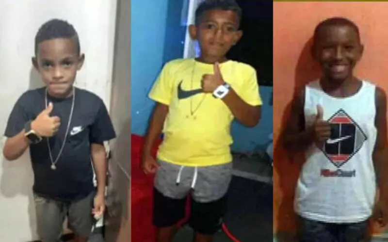 Três meninos desapareceram em dezembro de 2020 e os corpos nunca foram encontrados