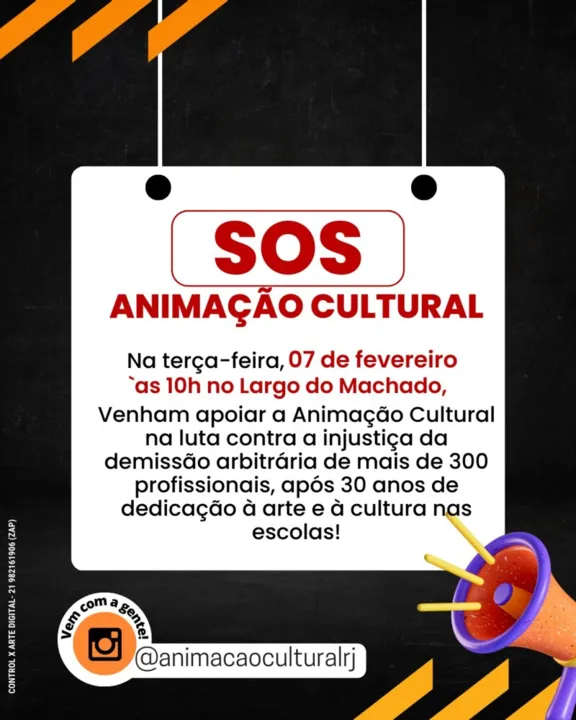 A Animação Cultural pede socorro