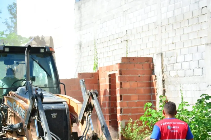 A casa estava sendo construída numa área considerada de amortecimento