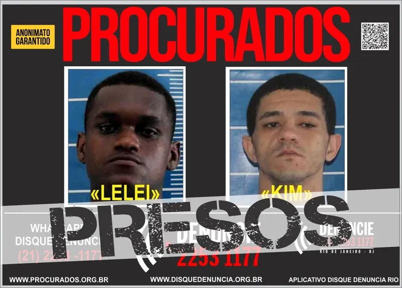 os acusados foram presos em Volta Redonda