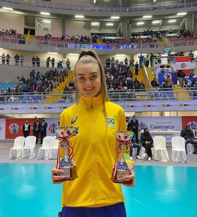 Atleta de vôlei Helena Wenk, do Sesc-Flamengo