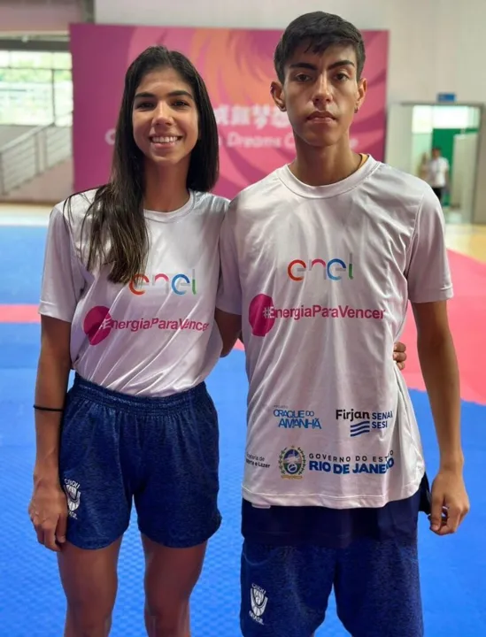 Os atletas são treinados pelo preparador físico Ariel Longo e pelo treinador da seleção brasileira de Taekwondo, Diego Ribeiro