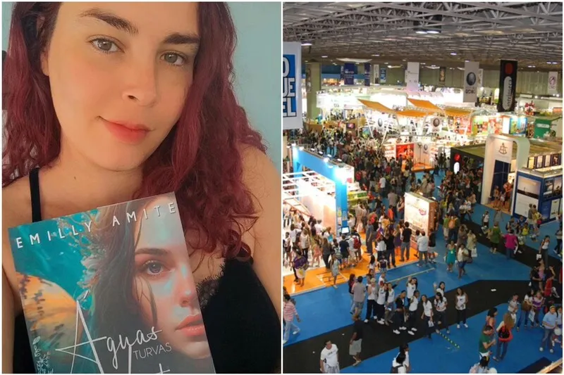 Emilly Amite lança "Águas Turvas, Vento Negro" na Bienal do Livro