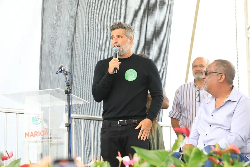 Lançamento teve a presença do ator Bruno Gagliasso, parceiro da iniciativa desenvolvida pela Companhia de Desenvolvimento de Maricá (Codemar)