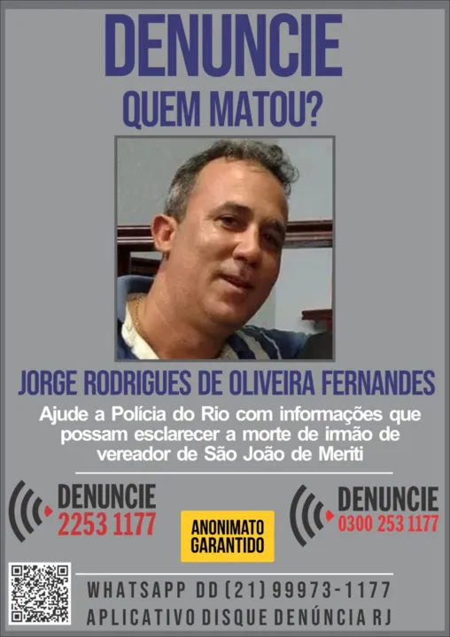 Imagem ilustrativa da imagem Polícia Civil busca envolvidos na morte do irmão do vereador assasinado em Belford Roxo
