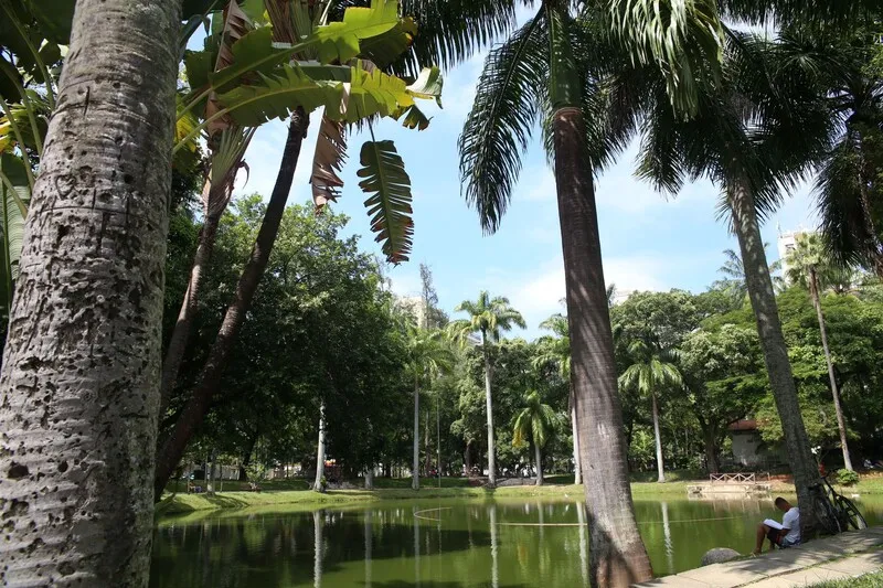 Parque público é considerado a área de lazer mais popular da cidade