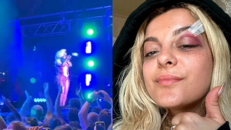 Performance precisou ser interrompida e Rexha foi levada para um hospital na região