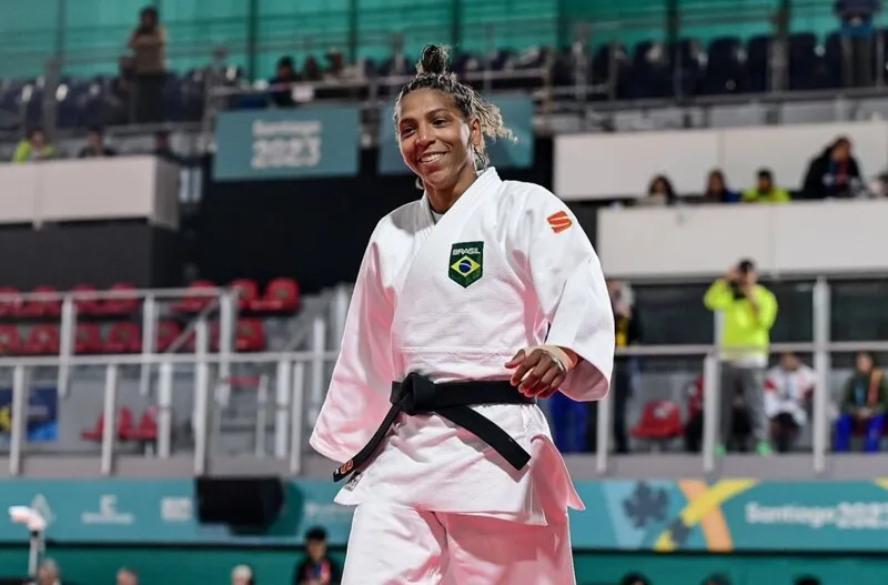 Rafaela Silva derrotou a argentina Brisa Gómez