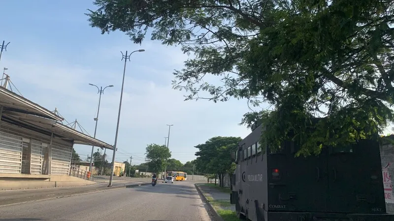 Polícia Militar reforçou o policiamento na zona oeste durante toda terça-feira