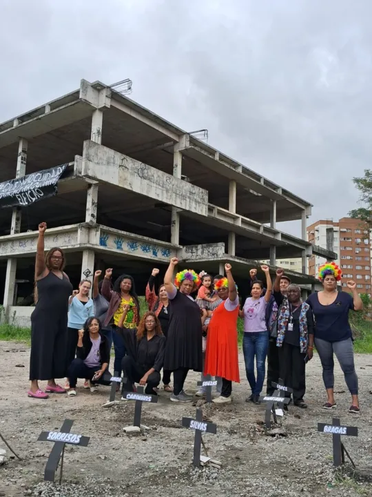 Manifestação foi organizada pela Roda de Conversa de Gestantes do Movimento de Mulheres